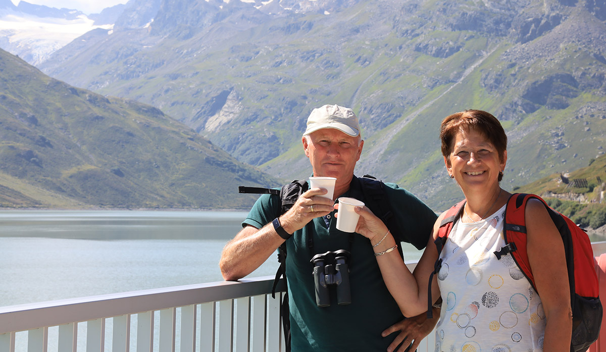 Bielerhöhe, vakantie Hans en Gina Mom, 2020 Oostenrijk